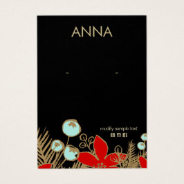 Kaart voor kerstcadeauscherm