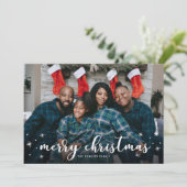 Kaart voor kerstcadeautjes (Staand voorkant)