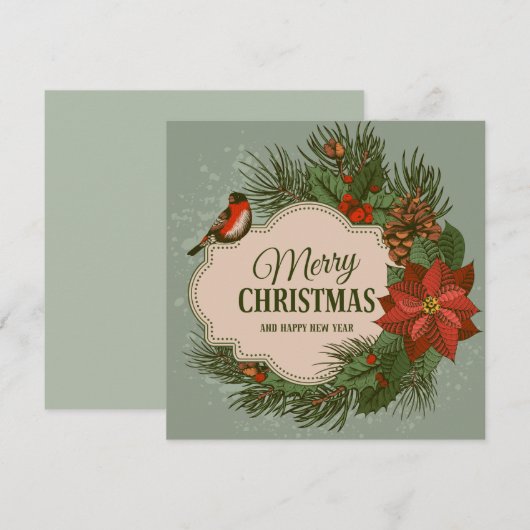 Kaart voor kerstcadeautjes (Voorkant / Achterkant)