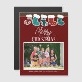 Kaart voor kerstfamiliekaarten (Voorkant / Achterkant)