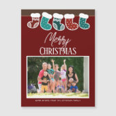 Kaart voor kerstfamiliekaarten (Voorkant)