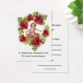 Kaart voor kerstfeest Spirituele Bouquet Prayer vo (Bureau)