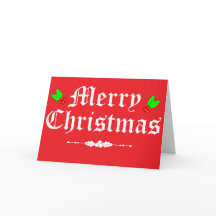 Kaart voor kerstfeestdag met feestdag