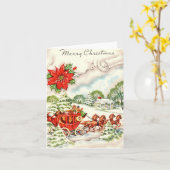 Kaart voor kerstfeestdagen (Gele Bloem)