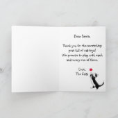  Kaart voor kerstkatten (Binnen)