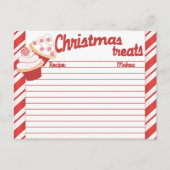 Kaart voor kerstkoekjes mailable Recipe (Voorkant)