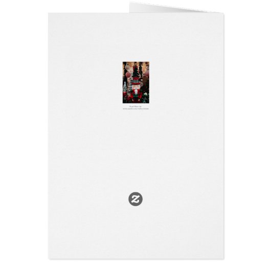 Kaart voor kerstmis (Achterkant)