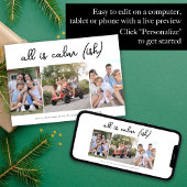 Kaart voor kerstmis | Alles is Calm (ish)