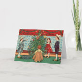  Kaart voor kerstmis bij kinderen (Voorkant)