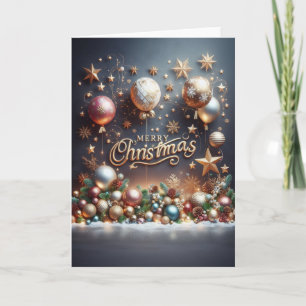 Kaart voor Kerstmis - "Een ë van de scintillant"