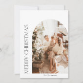 Kaart voor kerstmis | Fotovakantie-Kaart in Archin (Voorkant)