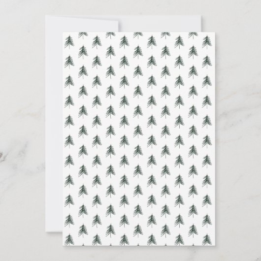 Kaart voor kerstmis met een concert en een prettig (Achterkant)