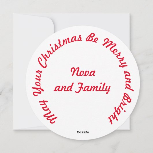 Kaart voor kerstmis van Joon - Cute Cat Pic (Achterkant)