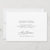 Kaart voor kerstvakantie (Achterkant)