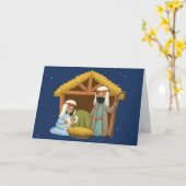 Kaart voor kerstvakantie (Gele Bloem)