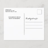 Kaart voor kerstverlichting met rode streep (Achterkant)