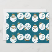 Kaart voor kerstversiering (Achterkant)