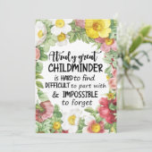 Kaart voor kinderopvang Hartelijk dank (Staand voorkant)