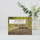 Kaart voor klantwaardering - zakelijke reis (Staand voorkant)