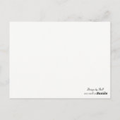 Kaart voor klastafel (Zwarte rand) (Achterkant)