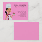 Kaart voor kleine werkkaarten met Afrikaanse Am Ch Visitekaartje (Voorkant / Achterkant)