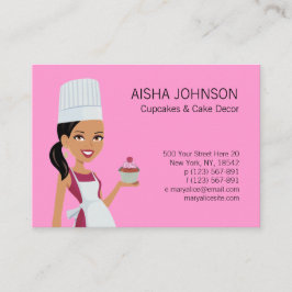 Kaart voor kleine werkkaarten met Afrikaanse Am Ch Visitekaartje