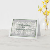 Kaart voor kleinzoon en nieuw vrouw (Gele Bloem)