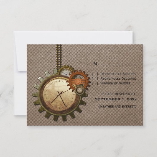 Kaart voor  klok, Mocha (Voorkant)