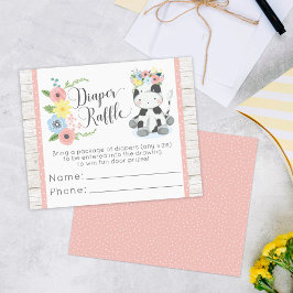 Kaart voor Koe met Diaper Baby shower