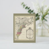 Kaart voor koloniaal Amerika van Matthaus Lotter ( (Staand voorkant)