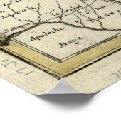 Kaart voor koloniaal Amerika van Matthaus Lotter ( Poster (Hoek)