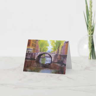Kaart voor kunstzinnige kanaalnoot