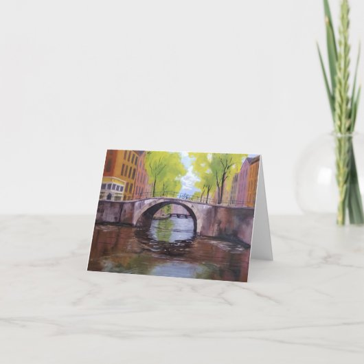 Kaart voor kunstzinnige kanaalnoot (Voorkant)