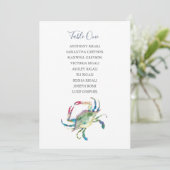 Kaart voor kustkrab-weddenschappen (Staand voorkant)