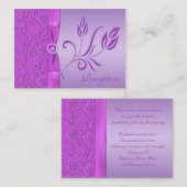 Kaart voor lavendel en Paarse juwelen (Voorkant / Achterkant)