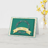 Kaart voor lege notitie aan de binnenkant (Gele Bloem)