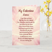 Kaart voor liefdevolle Valentijnse  (Gele Bloem)