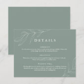 Kaart voor lijnafvoerslaag (Line Drawing Foliage S (Voorkant / Achterkant)