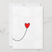 Kaart voor lijnkunst Valentijnsdag (Achterkant)