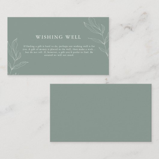 Kaart voor lijnvloerafvoerslaag (Line Art Foliage (Voorkant / Achterkant)