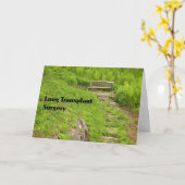 Kaart voor Lung Transplant Surgery Bench in Natuur (Gele Bloem)