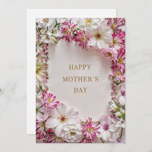 Kaart voor mama (Voorkant / Achterkant)