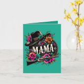 Kaart voor mama; moeder; moedersdag;  (Gele Bloem)