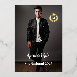 Kaart voor mannelijke optocht