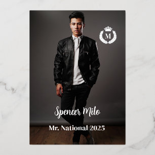 Kaart voor mannelijke optocht