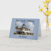 Kaart voor mannelijke senior bij verpleeghuis (Gele Bloem)