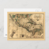 Kaart voor Midden-Amerika (1845) (Voorkant / Achterkant)