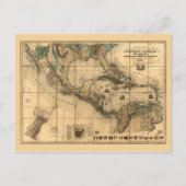 Kaart voor Midden-Amerika (1845) (Voorkant)