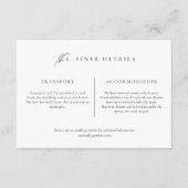 Kaart voor minimale minimale informatie over de af (Voorkant)