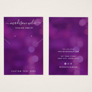 Kaart voor modern Chic jewelry ketting oorring